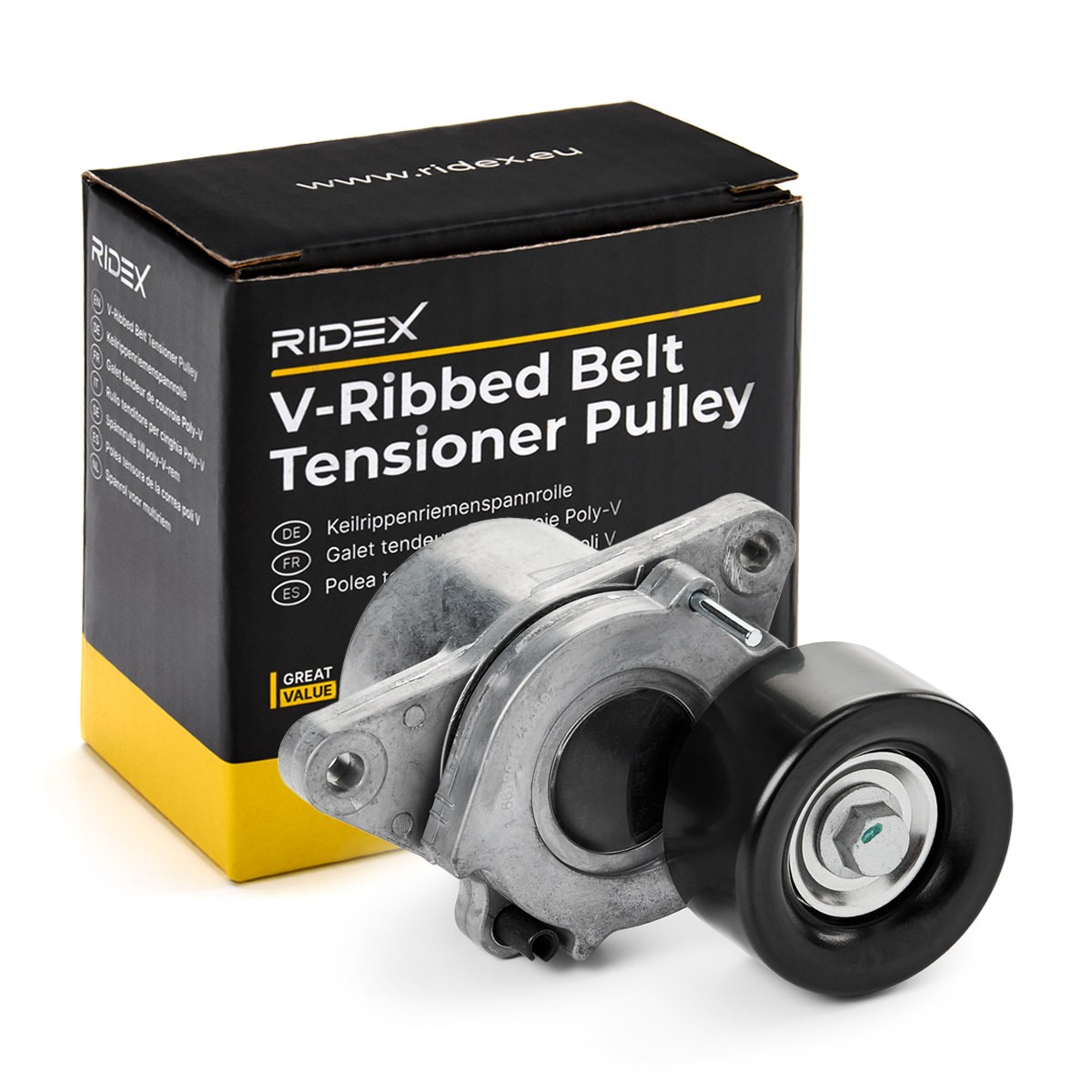 RIDEX Spannrolle RENAULT,NISSAN 310T0323 119555X00C,119555X00D,119555X00E Spannrolle, Keilrippenriemen 119555X00B RIDEX Spannrolle RENAULT,NISSAN 310T0323 119555X00C,119555X00D,119555X00E Spannrolle, Keilrippenriemen 119555X00B von RIDEX