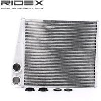 RIDEX Wärmetauscher Netzmaße: 187x180x35 467H0054 Plattenwärmetauscher,Heizungskühler VW,AUDI,SKODA,Golf V Schrägheck (1K1),TOURAN (1T1, 1T2) von RIDEX