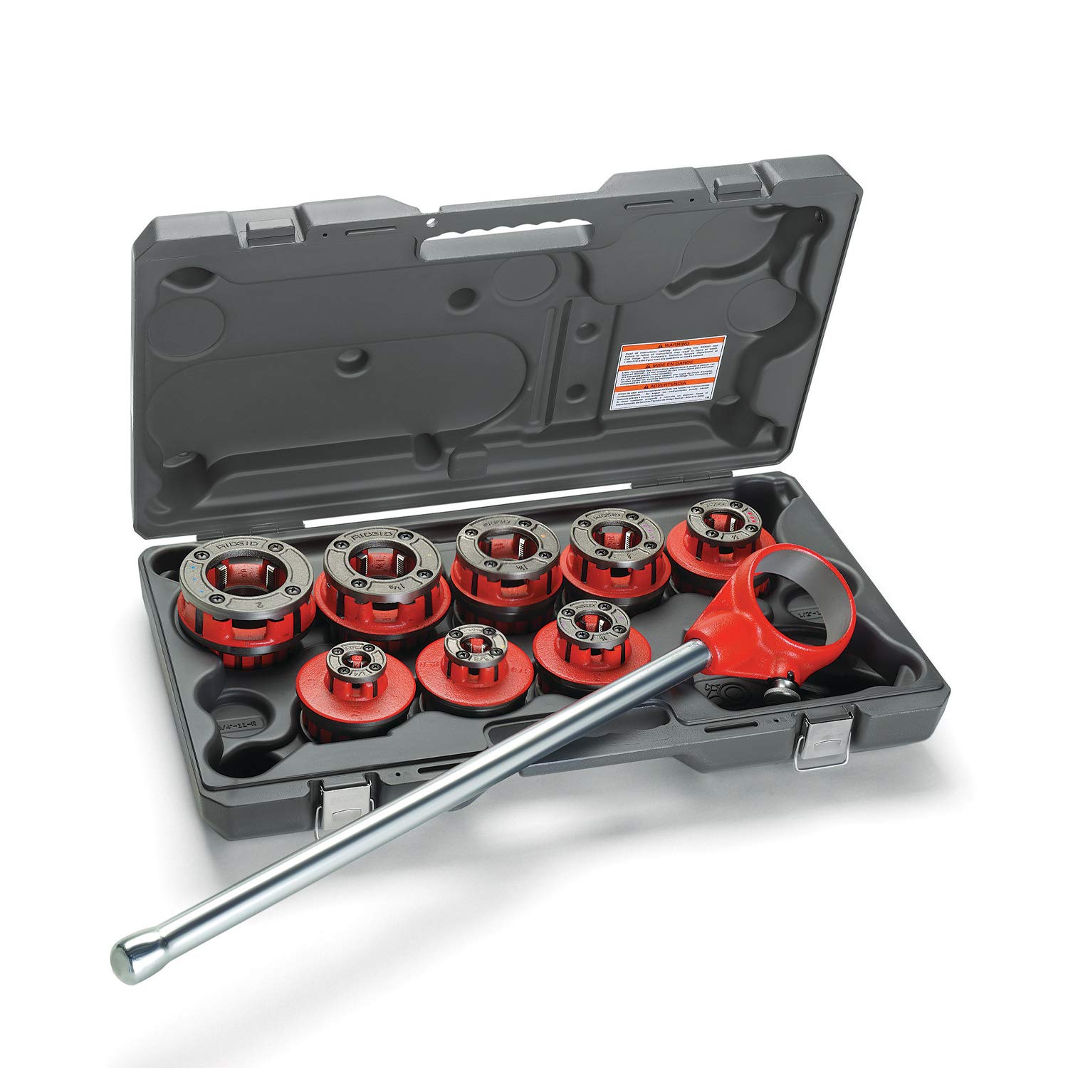 RIDGID 13078 Modell 11-R Ratschen-Gewindeschhneider Set 3/8-2 Zoll BSPT von RIDGID