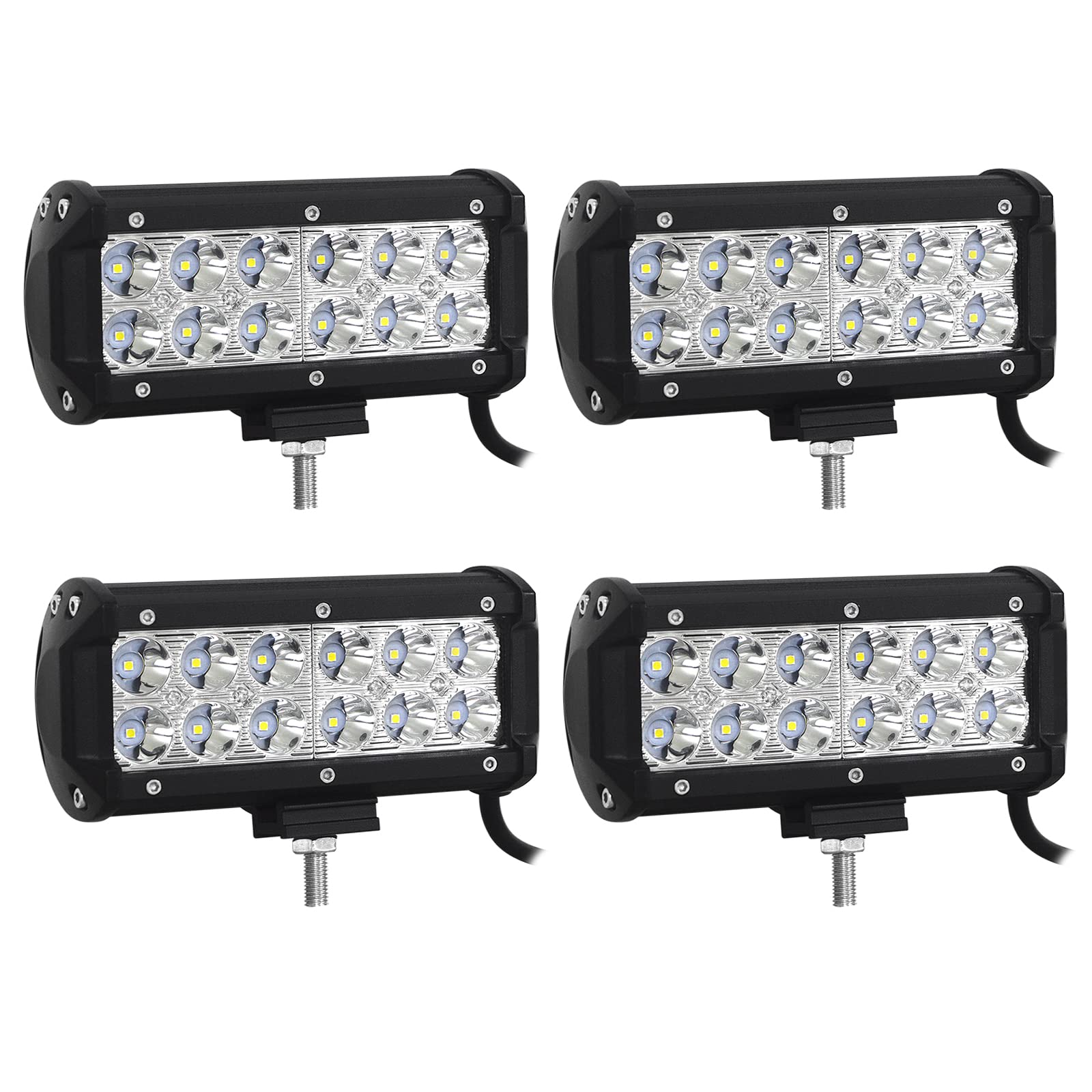 RIGIDON 4 Pcs Led arbeitslicht, 7 Zoll 18cm 36W Spot Strahler offroad beleuchtung für Auto SUV ATV, Traktor, LKW, 4x4, 6000K Weiß led nebelscheinwerfer, led arbeitsscheinwerfer, led scheinwerfer RIGIDON 4 Pcs Led arbeitslicht, 7 Zoll 18cm 36W Spot Strahler offroad beleuchtung für Auto SUV ATV, Traktor, LKW, 4x4, 6000K Weiß led nebelscheinwerfer, led arbeitsscheinwerfer, led scheinwerfer von RIGIDON