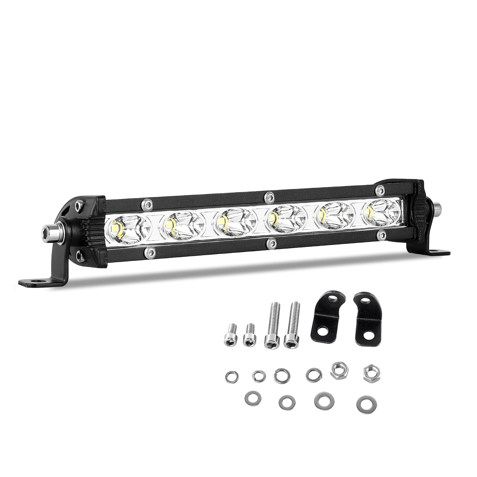 RIGIDON 7 Zoll 18CM 30W Zusatzscheinwerfer 12V 24V Led Scheinwerfer Offroad Beleuchtung Wasserdicht Strahler Led Arbeitsscheinwerfer Bar für Auto SUV UTV ATV LKW Fahrzeuge Rückfahrscheinwerfer von RIGIDON