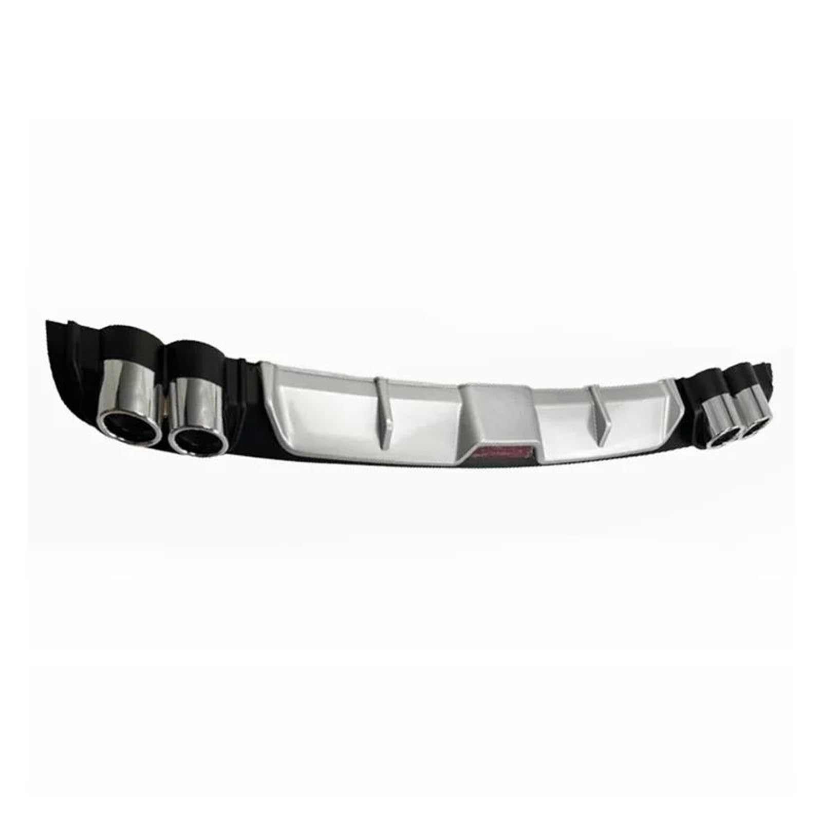 Auto Spoilerlippe Universal Heckstoßstange Spoiler Hecklippe Heckspoiler Auto ABS Spoiler Diffusor 120–128 cm Heckstoßstange Diffusor Spoiler Auto Heckspoiler Heckflügel(A-120CM-silver) von RIJPEX