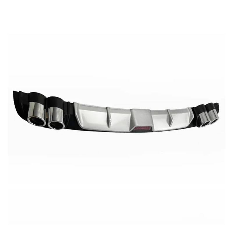 Auto Spoilerlippe Universal Heckstoßstange Spoiler Hecklippe Heckspoiler Auto ABS Spoiler Diffusor 120–128 cm Heckstoßstange Diffusor Spoiler Auto Heckspoiler Heckflügel(A-120CM-silver) von RIJPEX