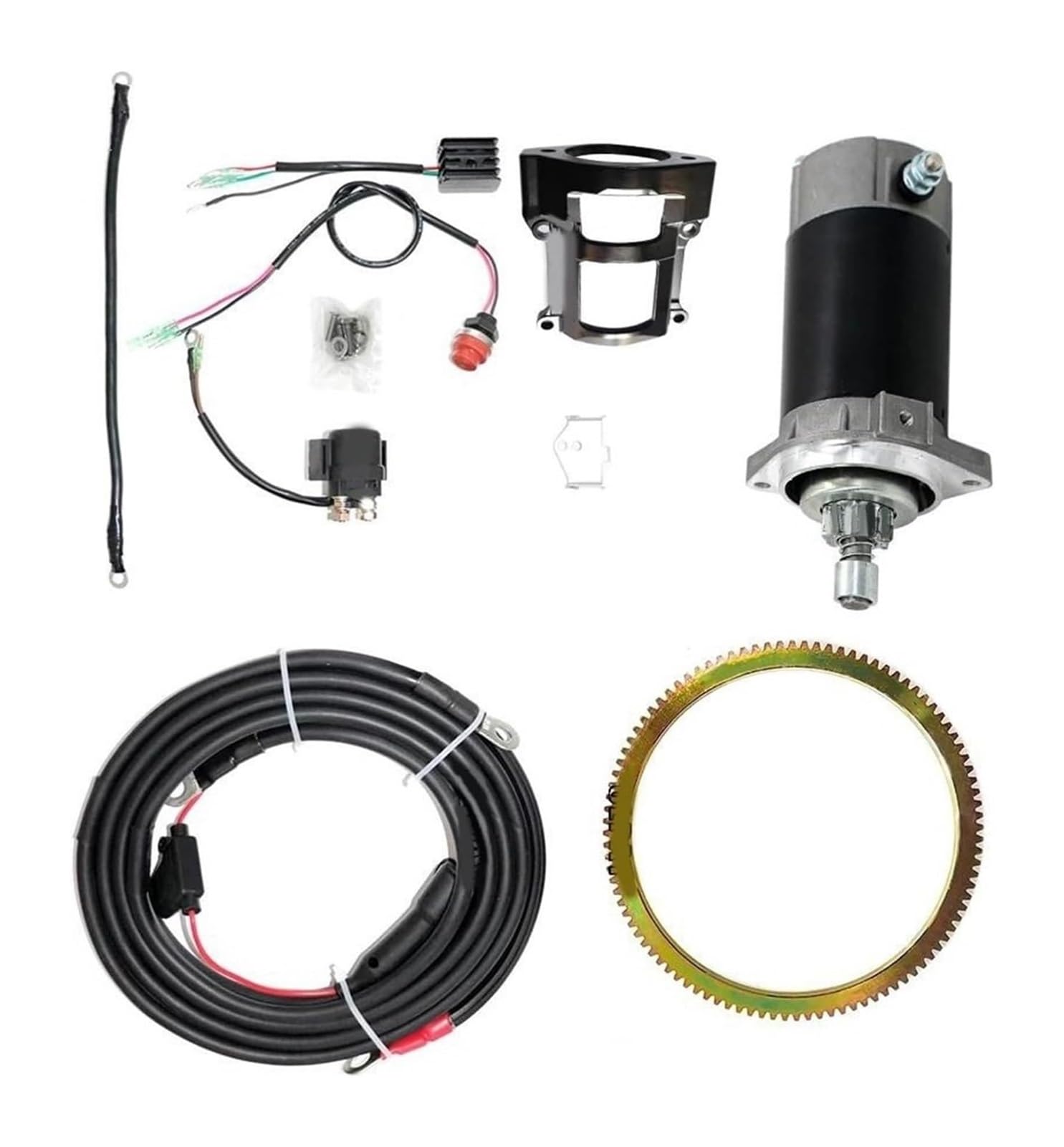 Anlasser Starter Für S&uzuki DT40 40HP 2-Takt Außenbordmotor Anlasser Relais Kabel Gleichrichter von RINKTEEA