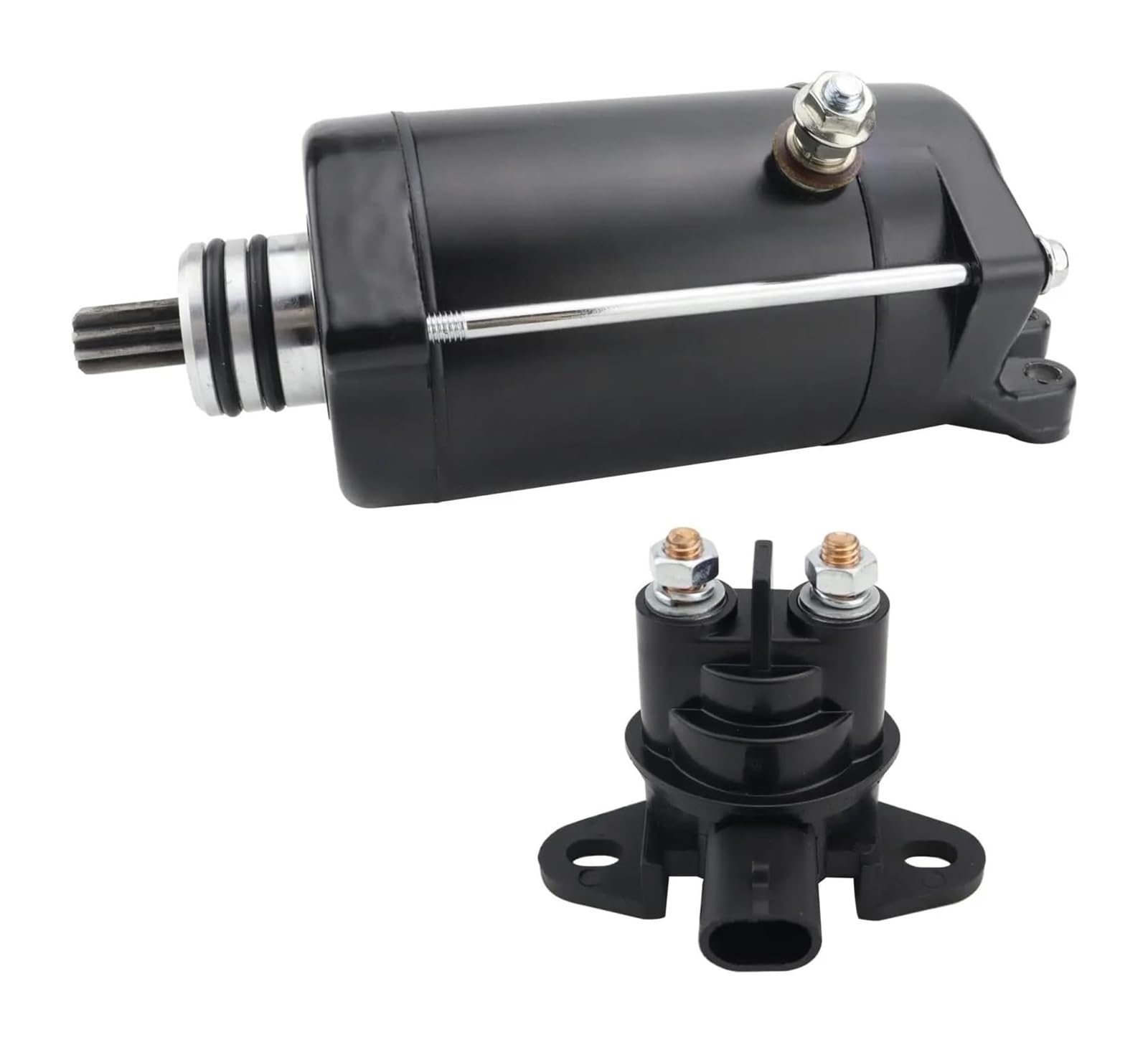 Anlasser Starter Für Sea-DOO XP DI 2003 2004 XP 2000 2001 2002 278-000-987 278-001-937 Persönliche Wasserfahrzeuge Starter Und Relais(2 Pcs Set) von RINKTEEA