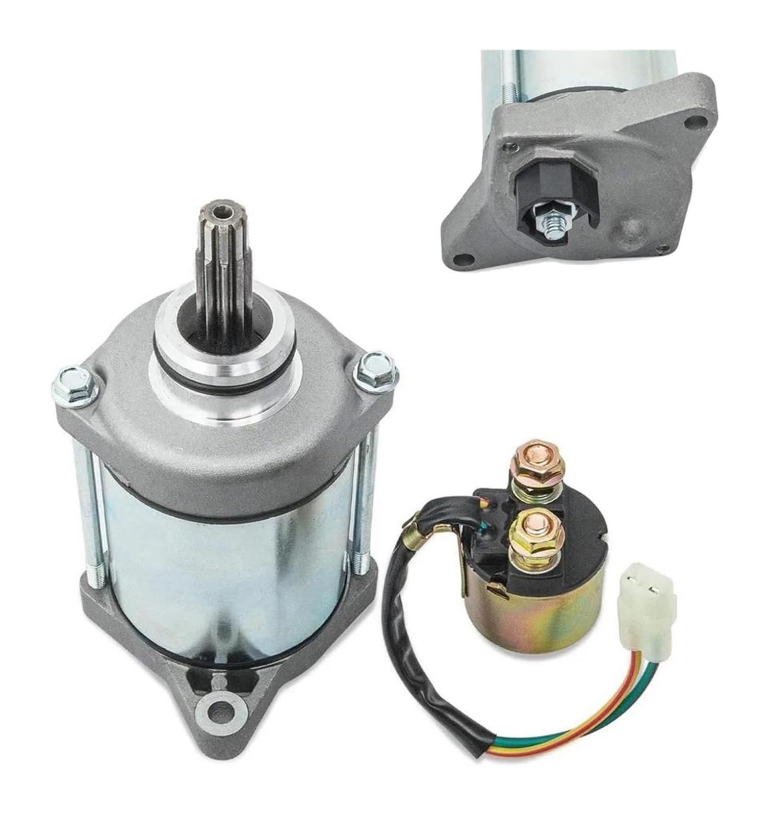 Anlasser Starter Für TRX420FPE 4x4 ES EPS 2009 2010 2011 2012 2013 31200-HP5-601 35850-HP1-601 Starter Motor Magnet Relais von RINKTEEA