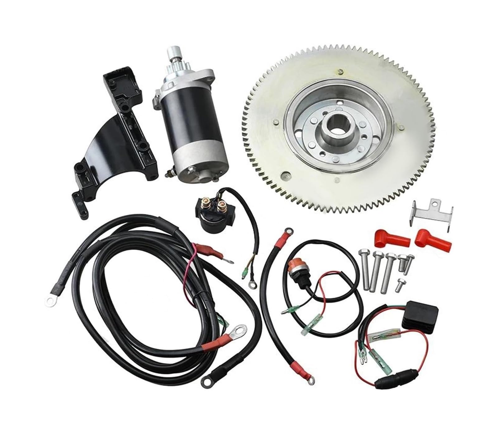 Anlasser Starter Für Y&amaha 2-Takt 40 PS 40J E40MH Startermotorsatz Elektrischer Startumbausatz Modell 64JK Electric Anlasser Starter Für Y&amaha 2-Takt 40 PS 40J E40MH Startermotorsatz Elektrischer Startumbausatz Modell 64JK Electric von RINKTEEA