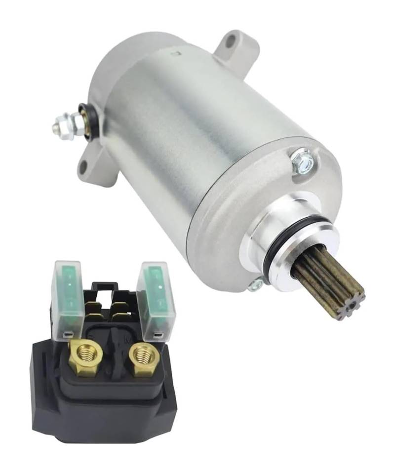 Anlasser Starter Für Y&amaha Für Wolverine 350 YFM35FX 1995 4KB-81890-00-00 18758 410-54019 SMU0066 57-2689 228000-8910 Starterrelais von RINKTEEA