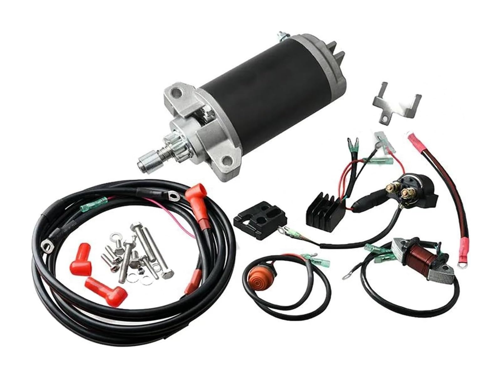 Anlasser Starter Für Y&amaha T40 2-Takt 40 PS Startermotorsatz Elektrischer Startumbausatz Modell 66T von RINKTEEA