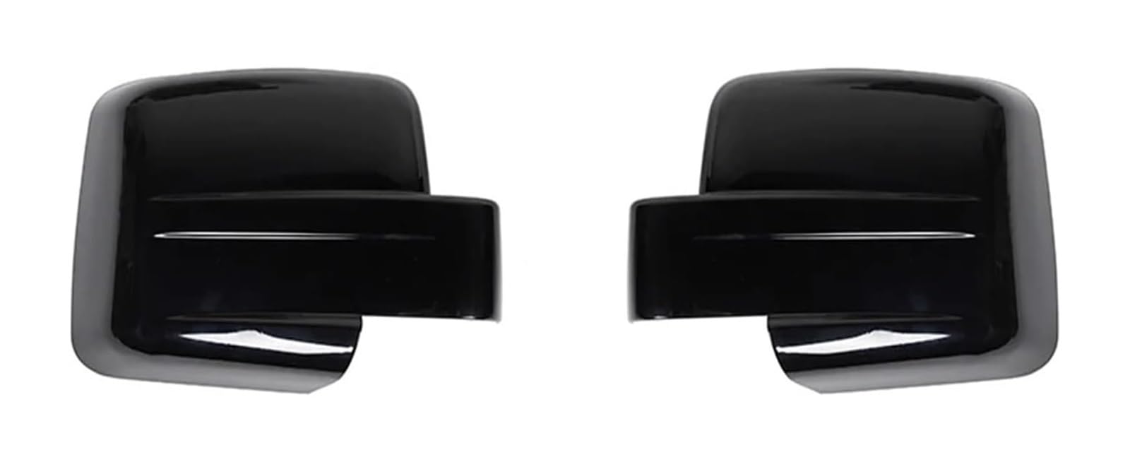 Außenspiegelkappen Für Dodge Für N&itro Für J&eep Für L&iberty 2007-2012 ABS Rückspiegelabdeckungen Türgriffe Chromdekoration Autoflügelkappe(Black 1) von RINKTEEA