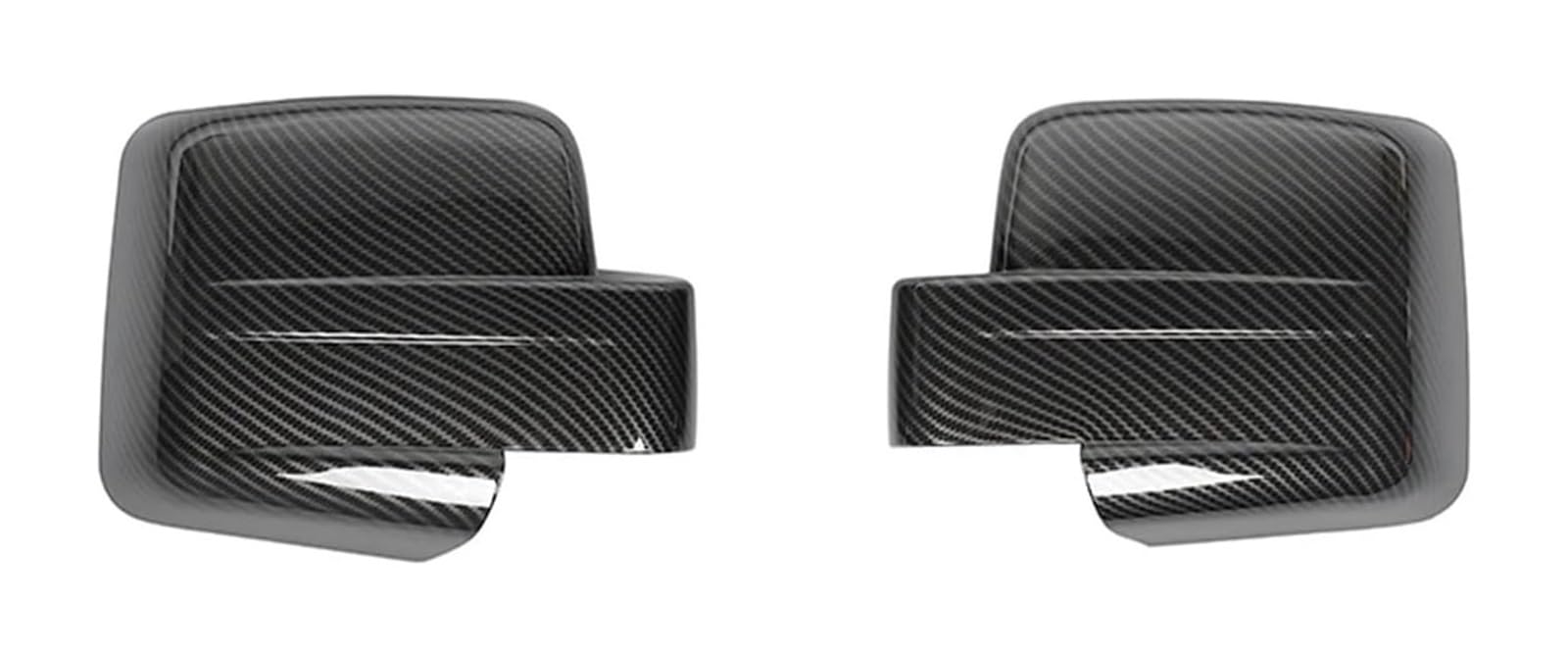 Außenspiegelkappen Für Dodge Für N&itro Für J&eep Für L&iberty 2007-2012 ABS Rückspiegelabdeckungen Türgriffe Chromdekoration Autoflügelkappe(Carbon fiber 1) von RINKTEEA