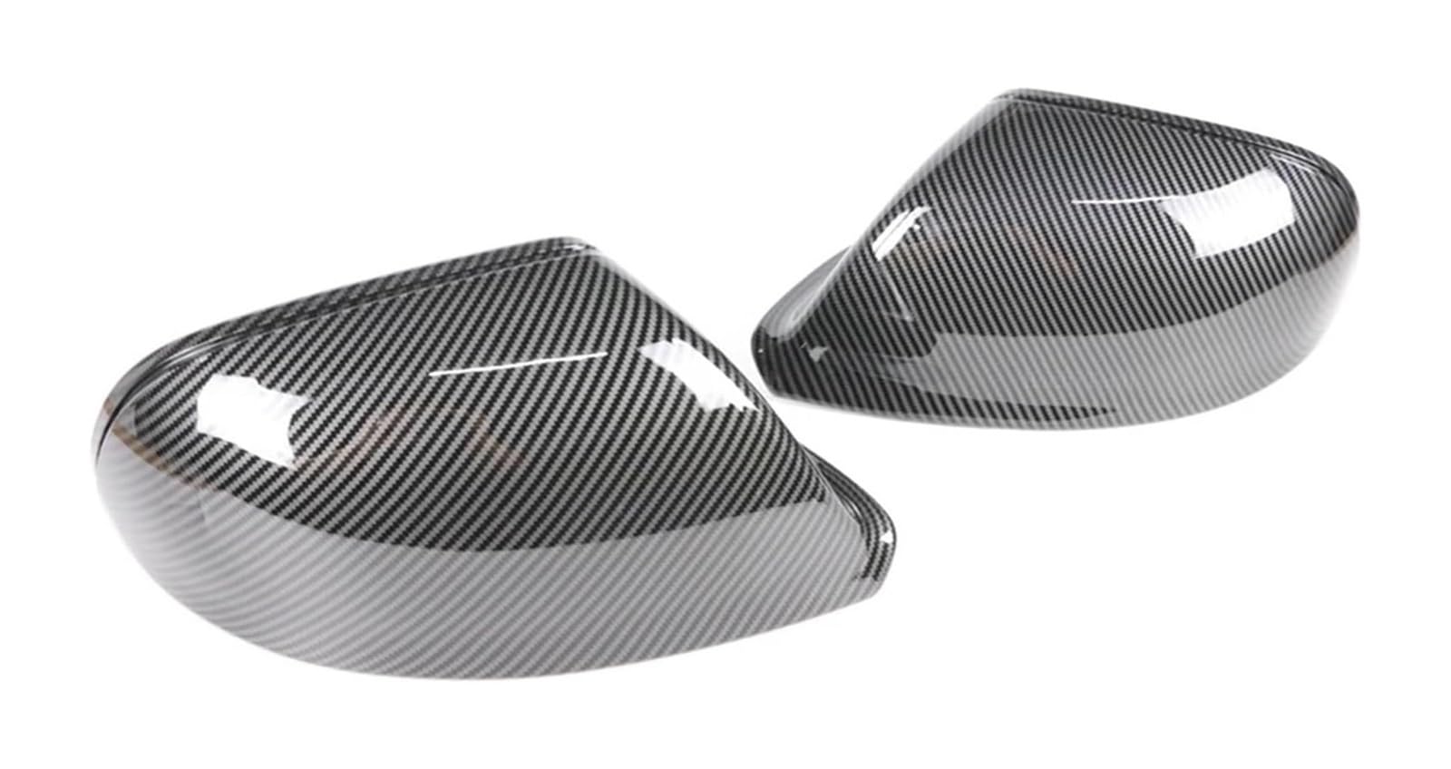 Außenspiegelkappen Für Q5 SQ5 2008-2017 8R Q7 4L 2010-2015 Carbon Fiber Spiegel Flügel Seitenabdeckung Ohne Lane Assist Auto Rückansicht Kappe(Carbon look) von RINKTEEA