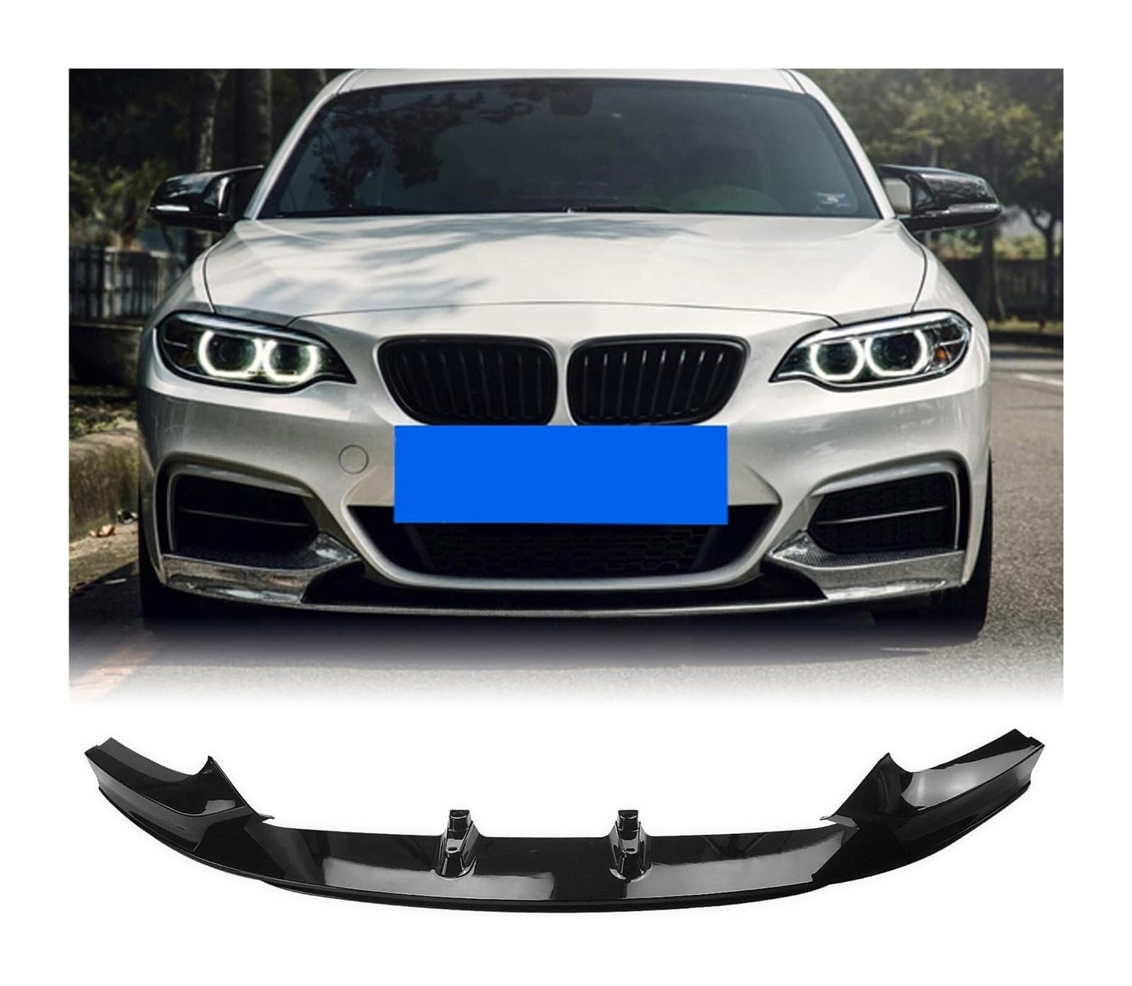 Front Spoiler Lippe Für B&MW 2er F22 F23 230i M240i 220i 2014–2021 Frontstoßstangenlippe Kinnspoiler Kohlefaser-Look Frontdiffusor Front Spoiler Lippe Für B&MW 2er F22 F23 230i M240i 220i 2014–2021 Frontstoßstangenlippe Kinnspoiler Kohlefaser-Look Frontdiffusor von RINKTEEA
