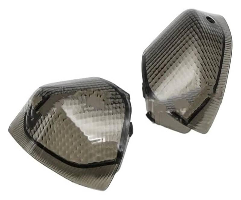 RINKTEEA Motorrad Blinker Licht Für Ka&wasaki ZZR 400/600 ZZR400 ZZR600 ZX600E 1994-2004 Lampengehäuse Lampenschirm Motorrad Lichtabdeckung Blinker((Rear) Black) von RINKTEEA