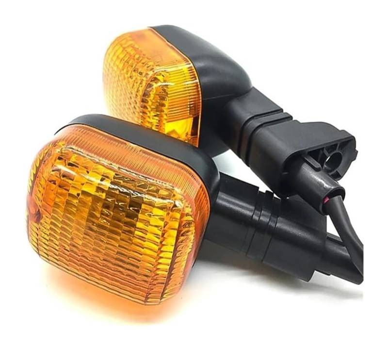 RINKTEEA Motorrad Blinker Licht Für Yam&aha Für BWS 50 100 125 R R125 Für ZUMA 50F 50FX Motorrad Blinker Blinker Vorne Hinten Blinker Kontrollleuchte Lampe(Rear Yellow) von RINKTEEA