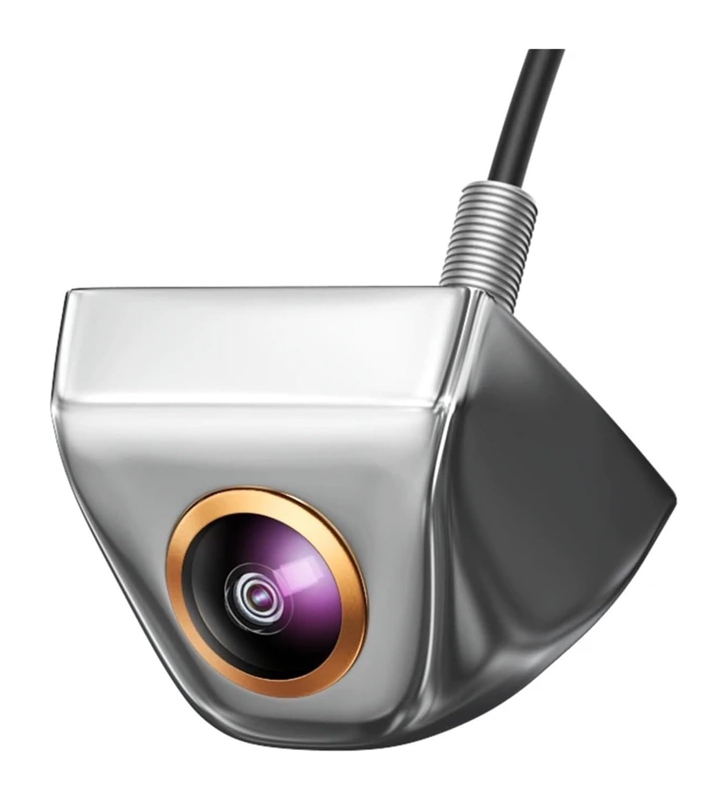 Rückansicht Kamera Für VW Für N&issan Für Kia Für Mazda Auto Rückansicht 170 ° Reverse AHD Fisheye Fahrzeug Parkplatz Kamera(Silver-CVBS-AHD720P) von RINKTEEA