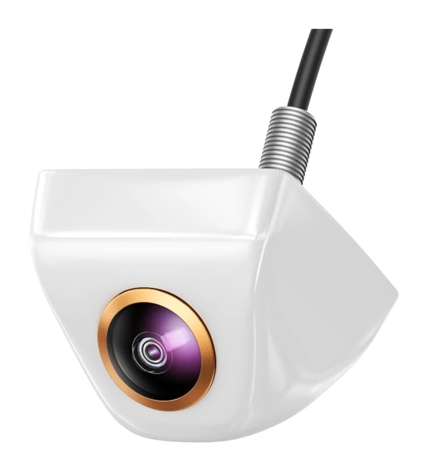 Rückansicht Kamera Für VW Für N&issan Für Kia Für Mazda Auto Rückansicht 170 ° Reverse AHD Fisheye Fahrzeug Parkplatz Kamera(White-AHD1080P) von RINKTEEA