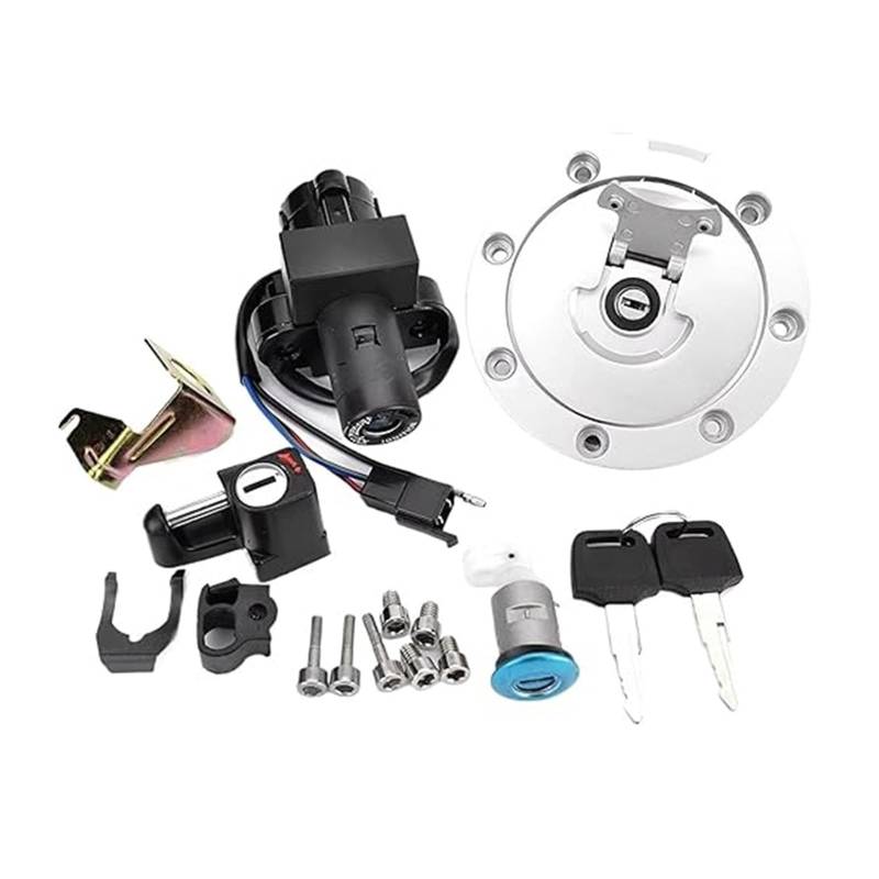 Zündlichtschalter Für CB400 Für CB400SF 1992-1998 VT250 MC20 Für SPADA VT 250 Motorrad Zündschloss Tankdeckel Sitzschloss Schlüsselsatz von RINKTEEA