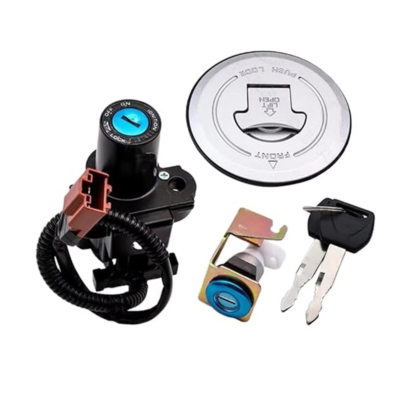 Zündlichtschalter Für CB500F FA Für CB500X XA 2013-2018 Für CBR500R RA 2013-2018 Motorrad Zündschloss Tankdeckel Schloss Schlüssel Starter Zündlichtschalter Für CB500F FA Für CB500X XA 2013-2018 Für CBR500R RA 2013-2018 Motorrad Zündschloss Tankdeckel Schloss Schlüssel Starter von RINKTEEA