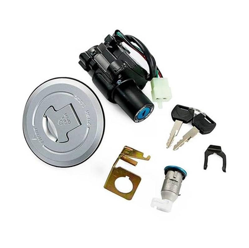 Zündlichtschalter Für CB600F Für Hor&net Für CB600 F 2003-2006 Motorradzubehör Zündschalter Tankdeckel Schlossschlüsselsatz Fit von RINKTEEA
