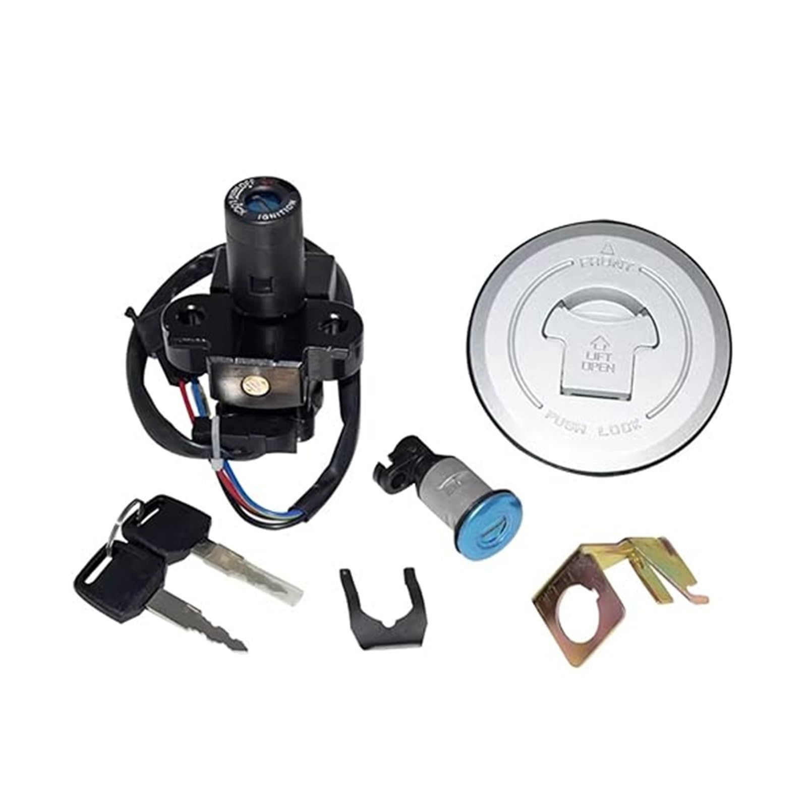 Zündlichtschalter Für CBR1100XX 1999-2006 Für CB400 Für VTEC 1999-2010 Für CB1300 2003-2008 Motorrad-Zündschalter-Schlüsselschloss-Tankdeckel Zündlichtschalter Für CBR1100XX 1999-2006 Für CB400 Für VTEC 1999-2010 Für CB1300 2003-2008 Motorrad-Zündschalter-Schlüsselschloss-Tankdeckel von RINKTEEA