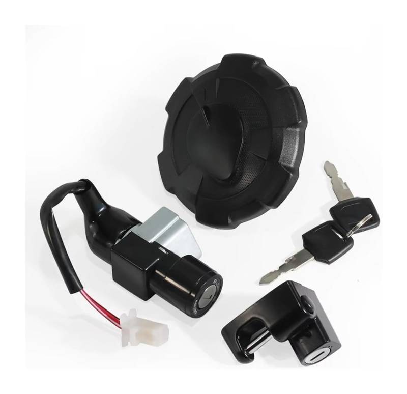 Zündlichtschalter Für CRF150L K84 Motorrad Zündschloss Kraftstoff Tankdeckel Abdeckung Sitzschloss Schlüsselsatz Kit OEM:35010-K84-901 von RINKTEEA