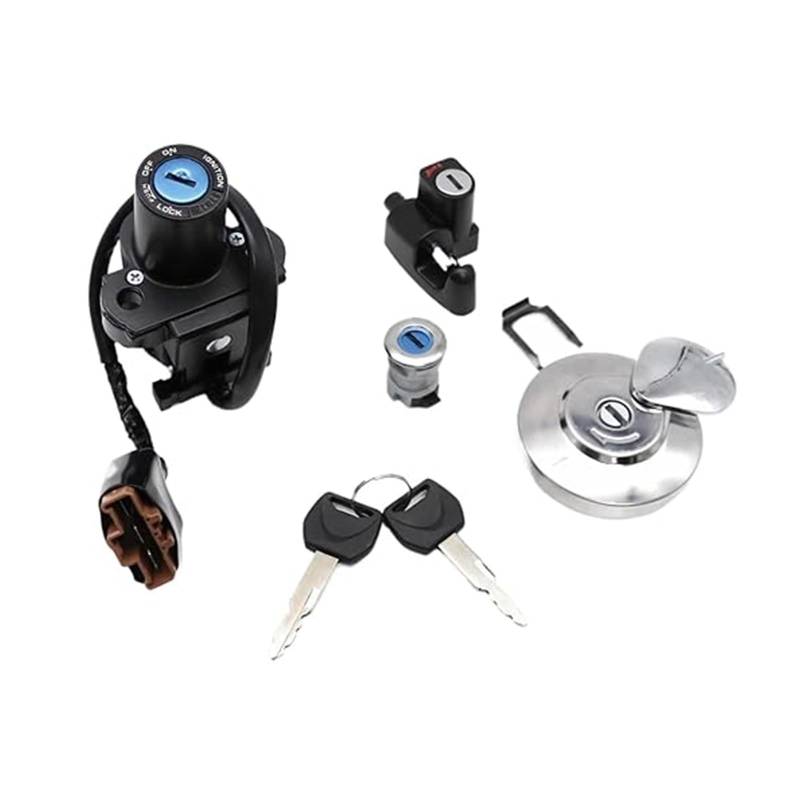 Zündlichtschalter Für CRF250L/250LA 2013-2020 Motorrad Zündschloss Tankdeckel Sitzschloss Schlüssel Ersatzteile von RINKTEEA