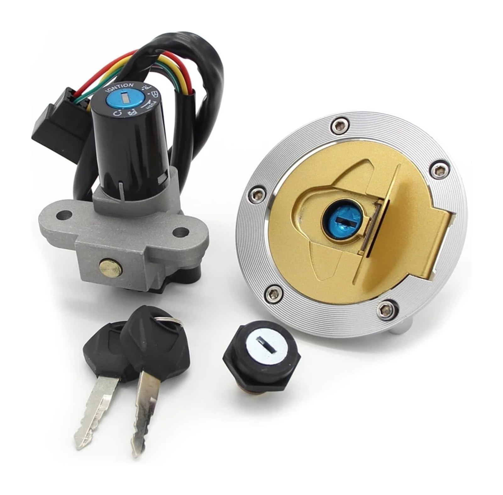 Zündlichtschalter Für D&UCATI 748 RS SP SPS 749 916 ST4 996 996R 996S 996SPS Motorrad Zündschlüssel Lock Schalter Set Key Kit 59820281A Zündlichtschalter Für D&UCATI 748 RS SP SPS 749 916 ST4 996 996R 996S 996SPS Motorrad Zündschlüssel Lock Schalter Set Key Kit 59820281A von RINKTEEA