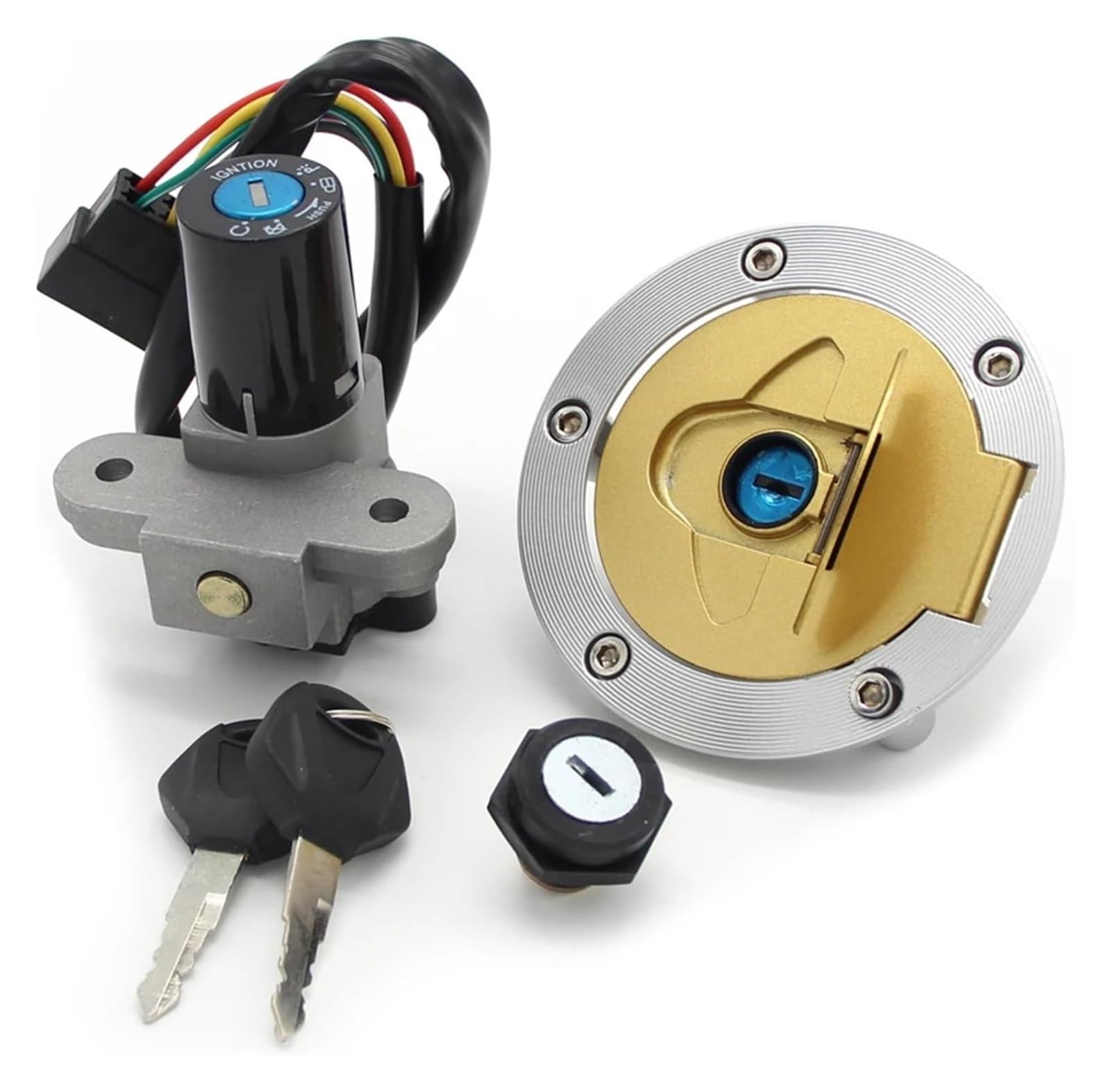 Zündlichtschalter Für D&UCATI 748 RS SP SPS 749 916 ST4 996 996R 996S 996SPS Motorrad Zündschlüssel Lock Schalter Set Key Kit 59820281A Zündlichtschalter Für D&UCATI 748 RS SP SPS 749 916 ST4 996 996R 996S 996SPS Motorrad Zündschlüssel Lock Schalter Set Key Kit 59820281A von RINKTEEA