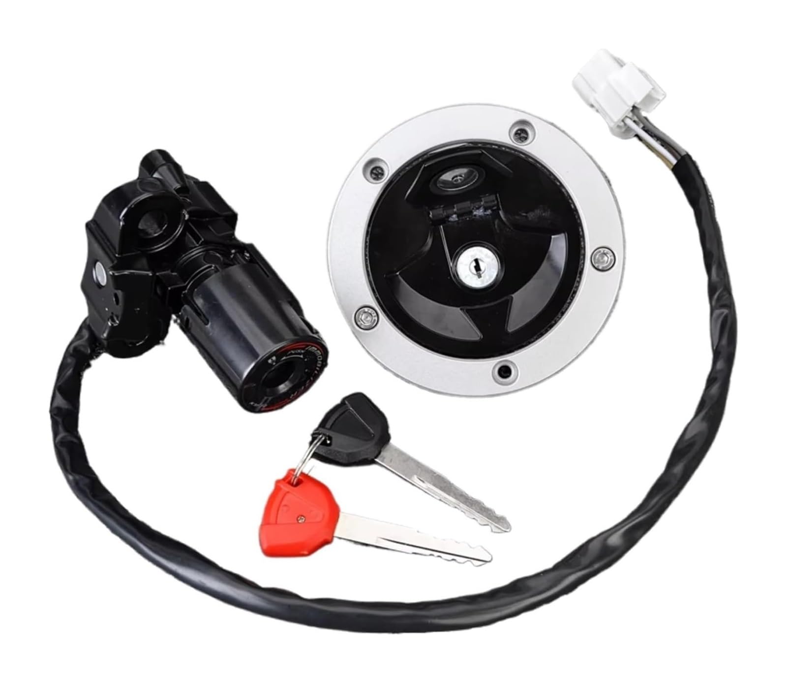 Zündlichtschalter Für EX650 Für Ninja650 2012-2016 Für EX650 Für ER6F 2014-2016 Zündschalter Tankdeckel Sitzschloss Schlüsselsatz Zündlichtschalter Für EX650 Für Ninja650 2012-2016 Für EX650 Für ER6F 2014-2016 Zündschalter Tankdeckel Sitzschloss Schlüsselsatz von RINKTEEA