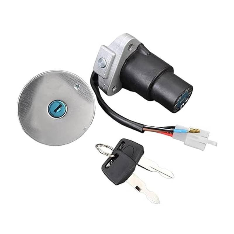 Zündlichtschalter Für FZR250 1987-1988 Für FZR400 1988-1990 Für FZR600 1989-1993 Motorrad Für Tankdeckel Zündschalter Sitzschloss Schlüsselsatz von RINKTEEA