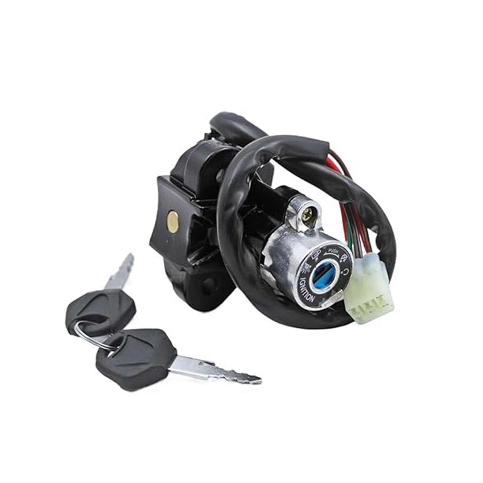 Zündlichtschalter Für GSX650F 2008-2011 Für GSX650 Für GSX1250FA 2010-2011 Motorrad Zündung Kraftstoff Gas Tankdeckel Abdeckung Sitz Schloss Set(Ignition Lock) von RINKTEEA