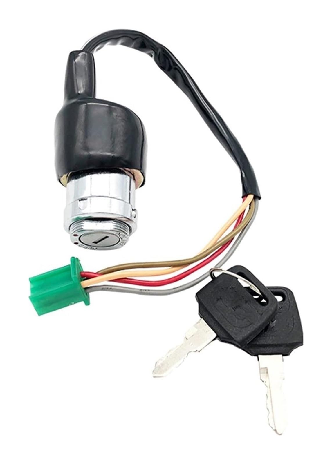 Zündlichtschalter Für Haojue GN125 Für GN125H Für GN125F HJ150 HJ125-8-8E 4-6-Draht-Tankdeckel-Abdeckung Schlösser Motorrad-Zündschlüssel(Switch 6 Wires) von RINKTEEA