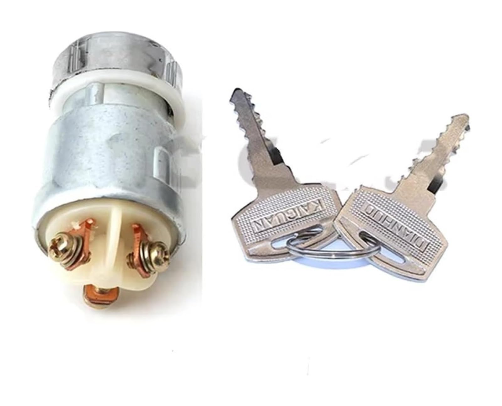 Zündlichtschalter Für JK423 Universal Zündung Starter Schlüssel Schalter Wasserdicht Schloss Zylinder ATV Buggy Motorrad Boot Teile(B) von RINKTEEA