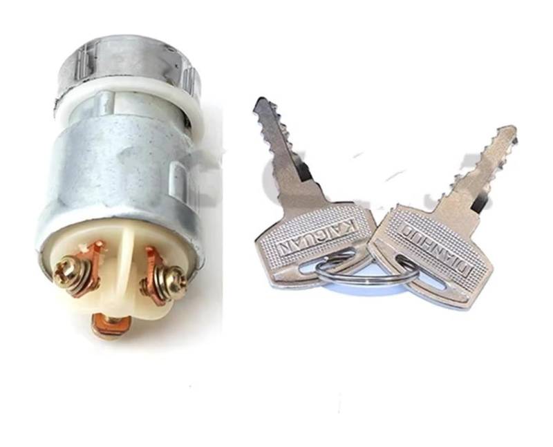 Zündlichtschalter Für JK423 Universal Zündung Starter Schlüssel Schalter Wasserdicht Schloss Zylinder ATV Buggy Motorrad Boot Teile(B) von RINKTEEA