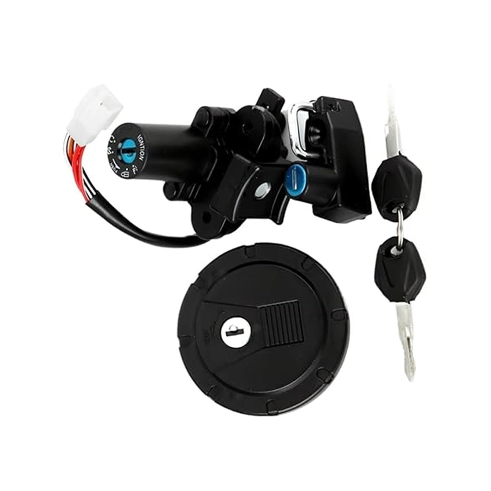 Zündlichtschalter Für KLX250 2001-2014 Für KLX250 Für D Tracker 2001-2014 Motorrad Zündschloss Tankdeckel Abdeckung Sitzschloss Zündlichtschalter Für KLX250 2001-2014 Für KLX250 Für D Tracker 2001-2014 Motorrad Zündschloss Tankdeckel Abdeckung Sitzschloss von RINKTEEA