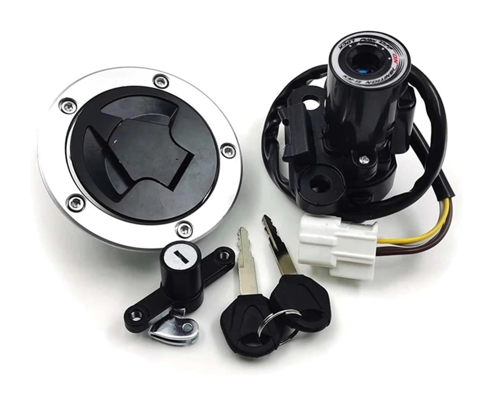 Zündlichtschalter Für Kawa&saki Für Ninja 650 EX650 Für ER-6F Für ER-6N 2012-2016 Zündschalter Tankdeckel Sitzschloss Schlüsselsatz Zündlichtschalter Für Kawa&saki Für Ninja 650 EX650 Für ER-6F Für ER-6N 2012-2016 Zündschalter Tankdeckel Sitzschloss Schlüsselsatz von RINKTEEA