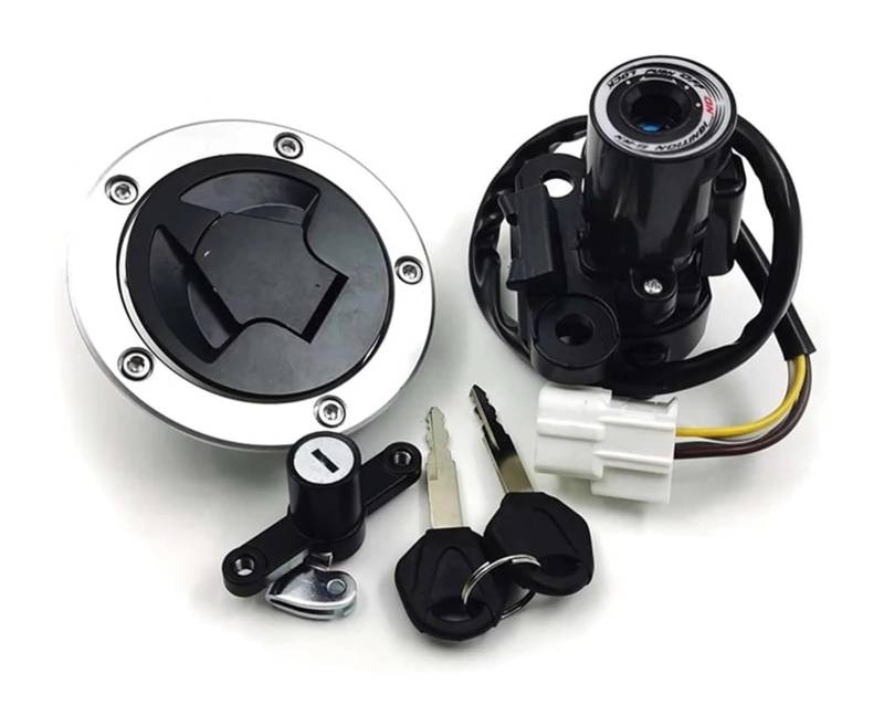 Zündlichtschalter Für Kawa&saki Für Ninja 650 EX650 Für ER-6F Für ER-6N 2012-2016 Zündschalter Tankdeckel Sitzschloss Schlüsselsatz von RINKTEEA
