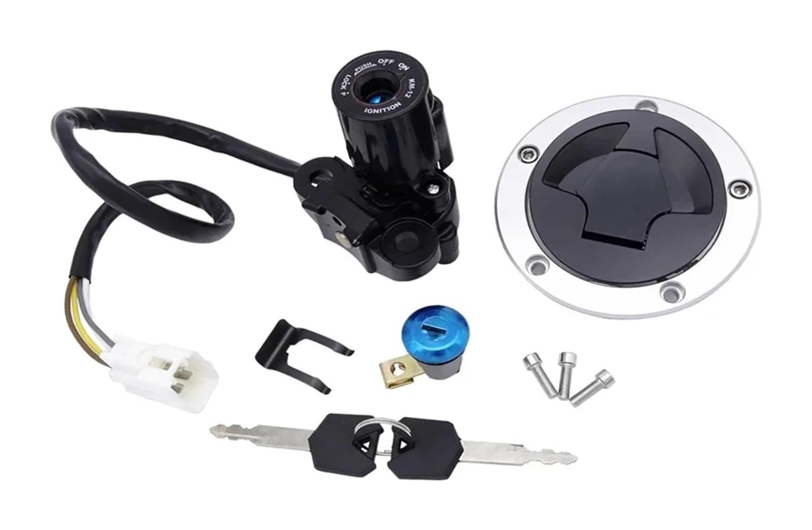 Zündlichtschalter Für Kawa&saki Für Z1000 2010-2016 1 Set Motorrad Zündung Start Schalter Schloss Tankdeckel Abdeckung Helm Sitz Mit 2 Schlüssel Kit Zündlichtschalter Für Kawa&saki Für Z1000 2010-2016 1 Set Motorrad Zündung Start Schalter Schloss Tankdeckel Abdeckung Helm Sitz Mit 2 Schlüssel Kit von RINKTEEA