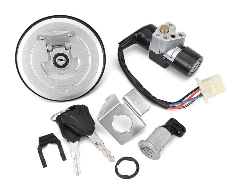 Zündlichtschalter Für MSX125 Für GROM125 AC 2014 2015 Für MSX 125 Zündschloss Tankdeckel Sitzschloss Schlüssel 35010-K26-910 von RINKTEEA