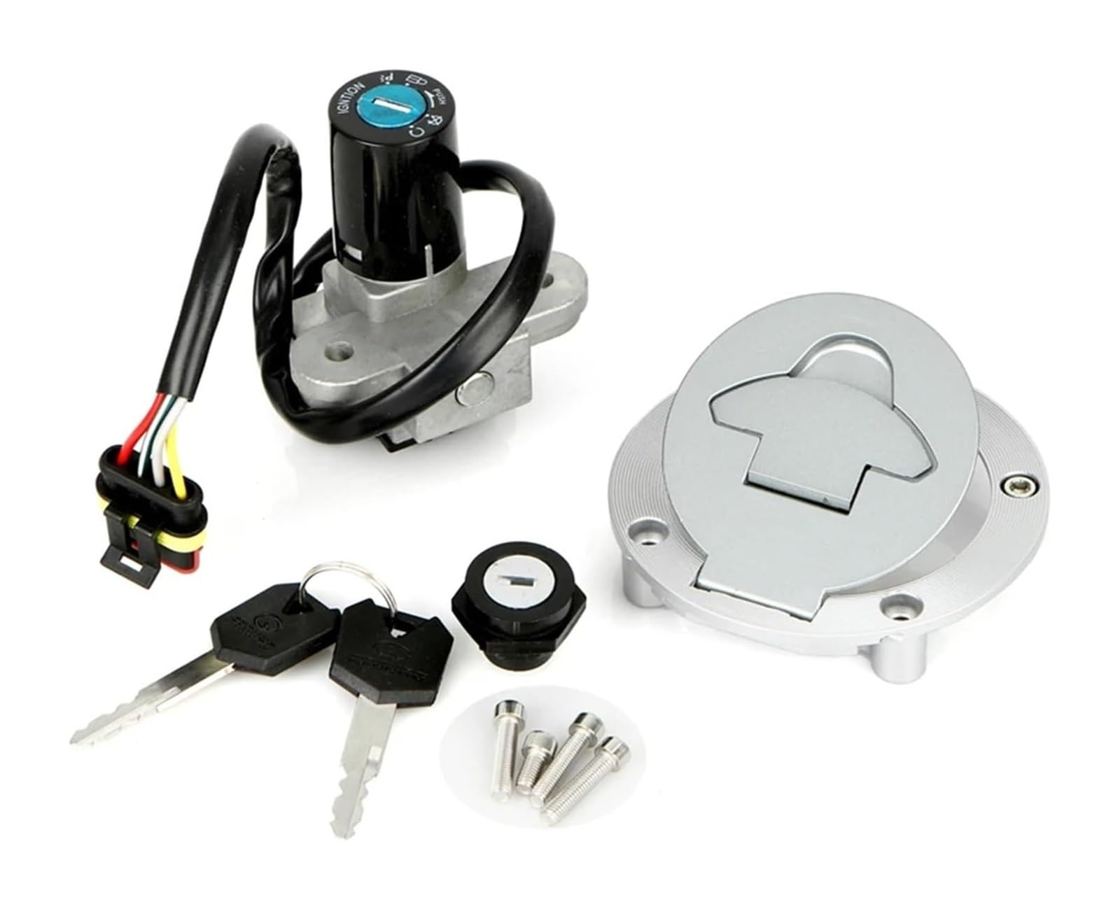 Zündlichtschalter Für MV Für Agusta F4 750 1000 750S 1000S 1000R Für Brutale 910 S/R 1 Set Motorrad Zündschloss Schalter Kraftstoff Gas Kappe Sitz Schloss Schlüssel Zündlichtschalter Für MV Für Agusta F4 750 1000 750S 1000S 1000R Für Brutale 910 S/R 1 Set Motorrad Zündschloss Schalter Kraftstoff Gas Kappe Sitz Schloss Schlüssel von RINKTEEA