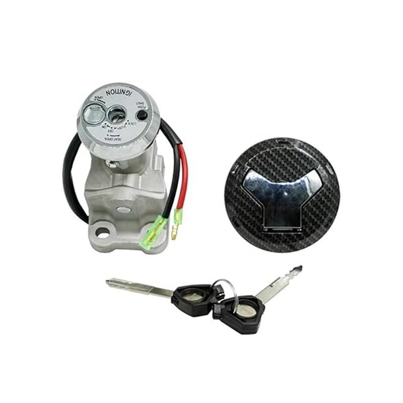 Zündlichtschalter Für N-max155 Motorrad Zündschalter Tankdeckel Schloss Montage Mit Verriegelungsschlüssel Tankdeckel Motorhaken von RINKTEEA