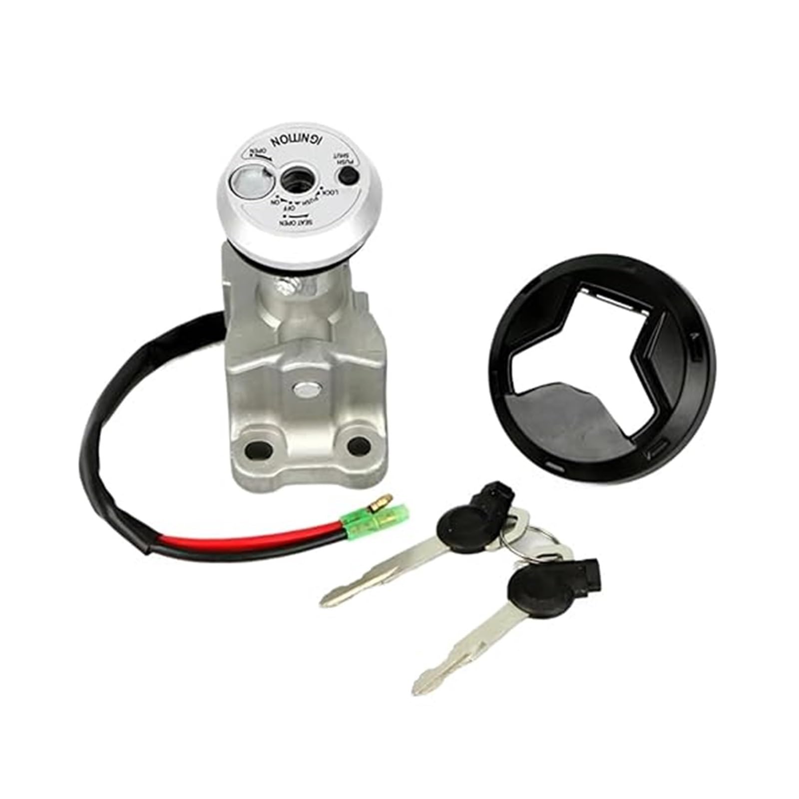 Zündlichtschalter Für NMAX 155 2015-2019 Motorrad Zündschloss Benzintank Tankdeckel Schloss Abdeckung Mit Schlüssel Zündlichtschalter Für NMAX 155 2015-2019 Motorrad Zündschloss Benzintank Tankdeckel Schloss Abdeckung Mit Schlüssel von RINKTEEA