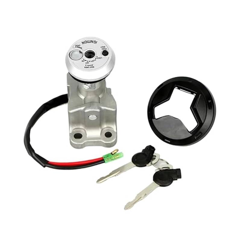 Zündlichtschalter Für NMAX 155 2015-2019 Motorrad Zündschloss Benzintank Tankdeckel Schloss Abdeckung Mit Schlüssel von RINKTEEA