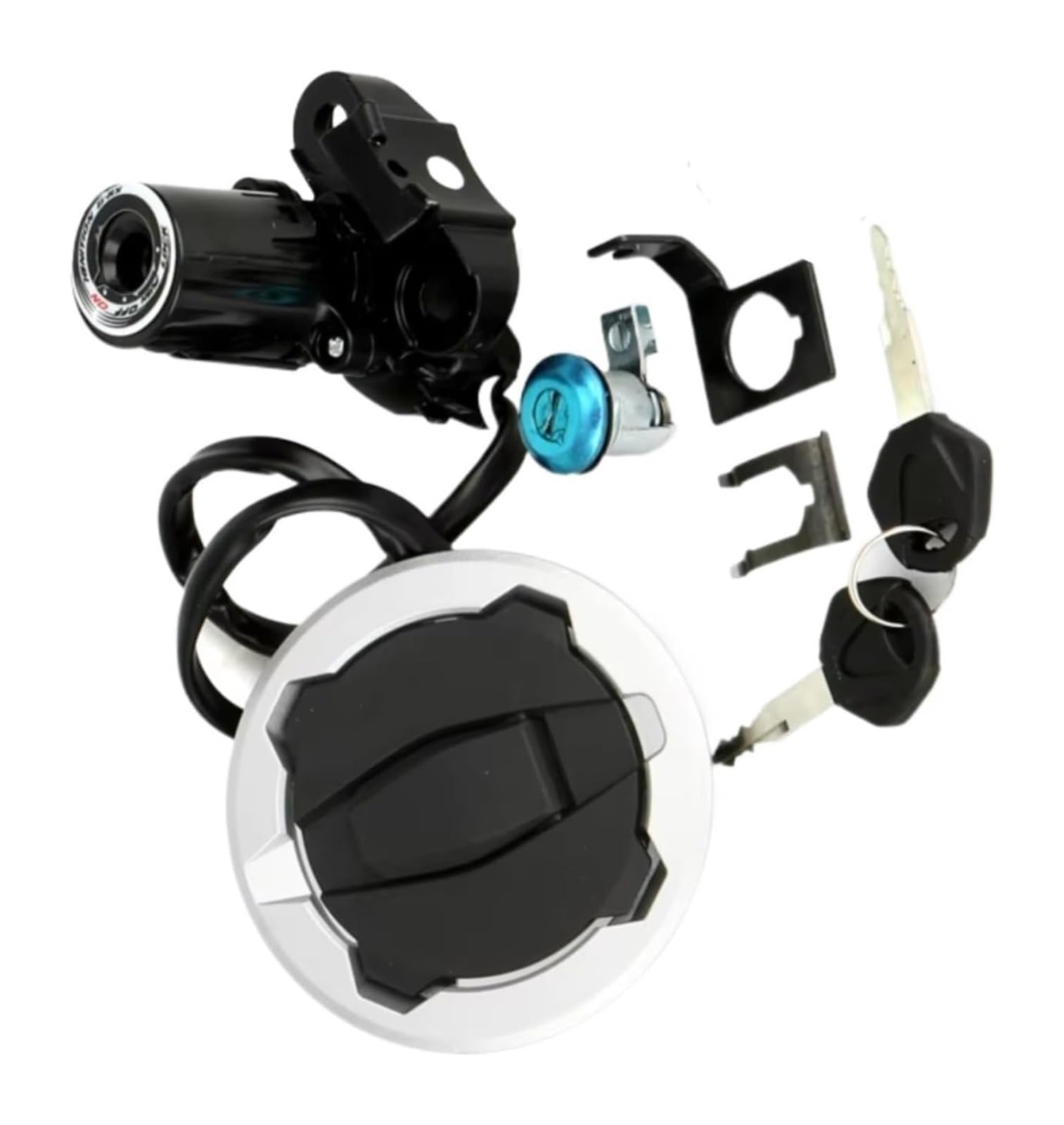 Zündlichtschalter Für Ninja Für Z800/900 Für RS 2017-2023 Motorrad Zündschalter Tankdeckel Abdeckung Sitz Schlösser Kit Zündlichtschalter Für Ninja Für Z800/900 Für RS 2017-2023 Motorrad Zündschalter Tankdeckel Abdeckung Sitz Schlösser Kit von RINKTEEA