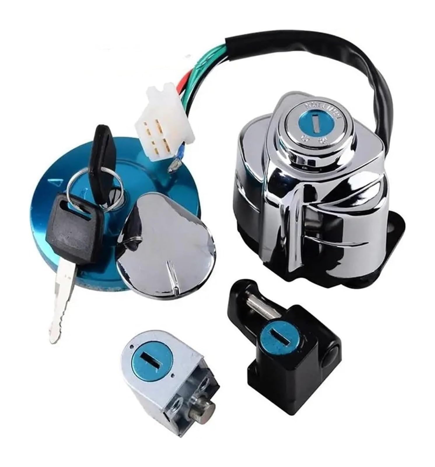 Zündlichtschalter Für Shadow Für VLX VT 600 750 1991-2013 Motorrad Zündschloss Kraftstoff Tankdeckel Schloss Schlüssel Set Zündlichtschalter Für Shadow Für VLX VT 600 750 1991-2013 Motorrad Zündschloss Kraftstoff Tankdeckel Schloss Schlüssel Set von RINKTEEA