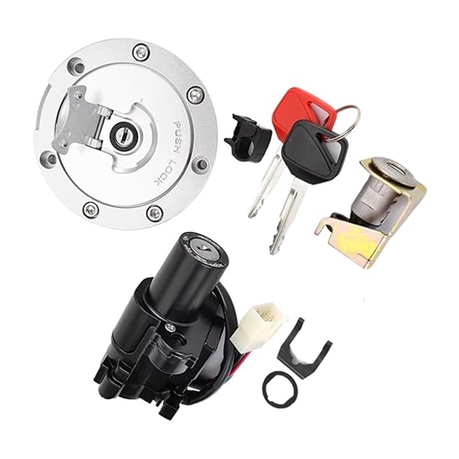 Zündlichtschalter Für St1300 2003-2011 Für Cb400 Für VTEC 2 3 4 2000-2010 Zündschalter Tankdeckel Sitzschlossschlüssel Zündlichtschalter Für St1300 2003-2011 Für Cb400 Für VTEC 2 3 4 2000-2010 Zündschalter Tankdeckel Sitzschlossschlüssel von RINKTEEA