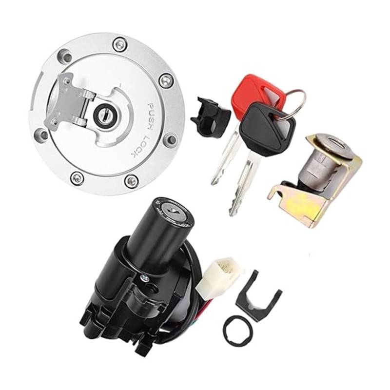 Zündlichtschalter Für St1300 2003-2011 Für Cb400 Für VTEC 2 3 4 2000-2010 Zündschalter Tankdeckel Sitzschlossschlüssel von RINKTEEA