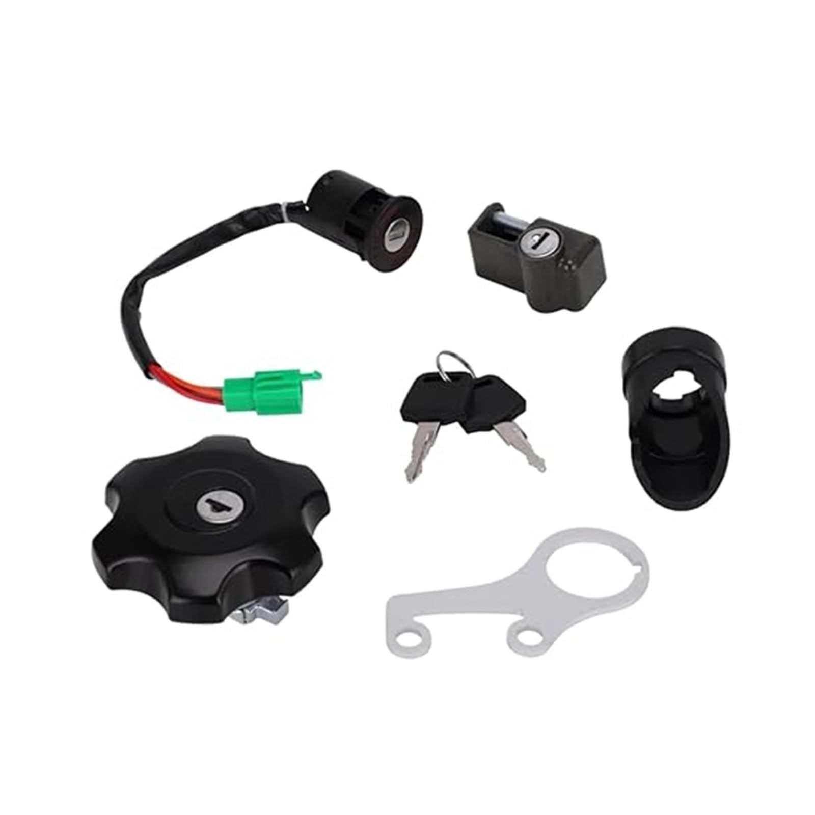 Zündlichtschalter Für Suz&uki Für DRZ400 Für DRZ400SM 2005-2019 Motorrad-Zündschalter Tankdeckel Helmschloss Schlüssel Set Zubehör Zündlichtschalter Für Suz&uki Für DRZ400 Für DRZ400SM 2005-2019 Motorrad-Zündschalter Tankdeckel Helmschloss Schlüssel Set Zubehör von RINKTEEA