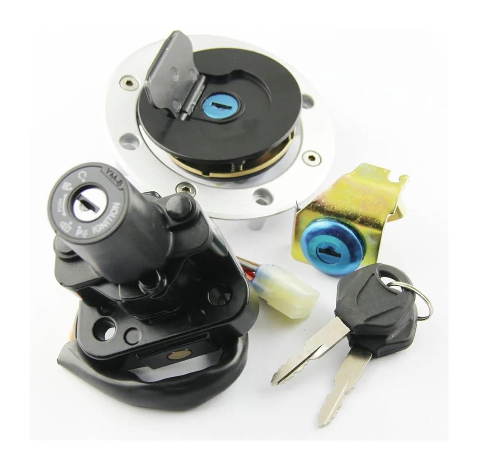 Zündlichtschalter Für Suz&uki Für GSX1300RX Für GSX1300RY Für GSX1300R K1 K2 K3 K4 K5 K6 K7 Moto Kraftstoff Tank Kappe Zündung Schalter Sitz Schloss Mit Schlüssel Kit Zündlichtschalter Für Suz&uki Für GSX1300RX Für GSX1300RY Für GSX1300R K1 K2 K3 K4 K5 K6 K7 Moto Kraftstoff Tank Kappe Zündung Schalter Sitz Schloss Mit Schlüssel Kit von RINKTEEA